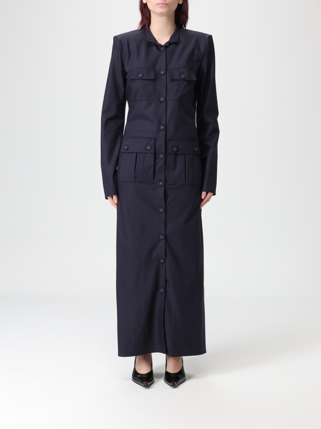 LES FILLES D'EVA DRESS: Dress woman Les Filles D'eva, Blue - Img 1