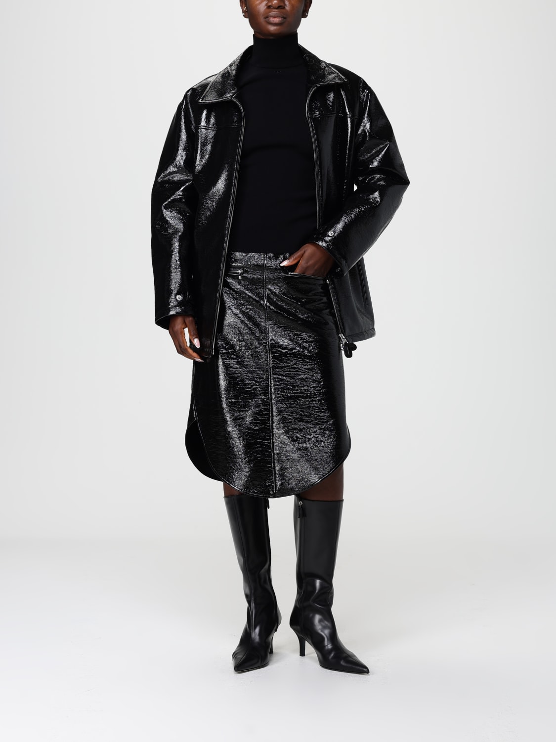 COURRÈGES JACKET: Jacket woman CourrÈges, Black - Img 2