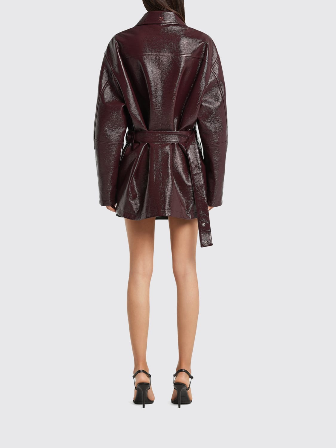 COURRÈGES JACKET: Jacket woman CourrÈges, Burgundy - Img 3