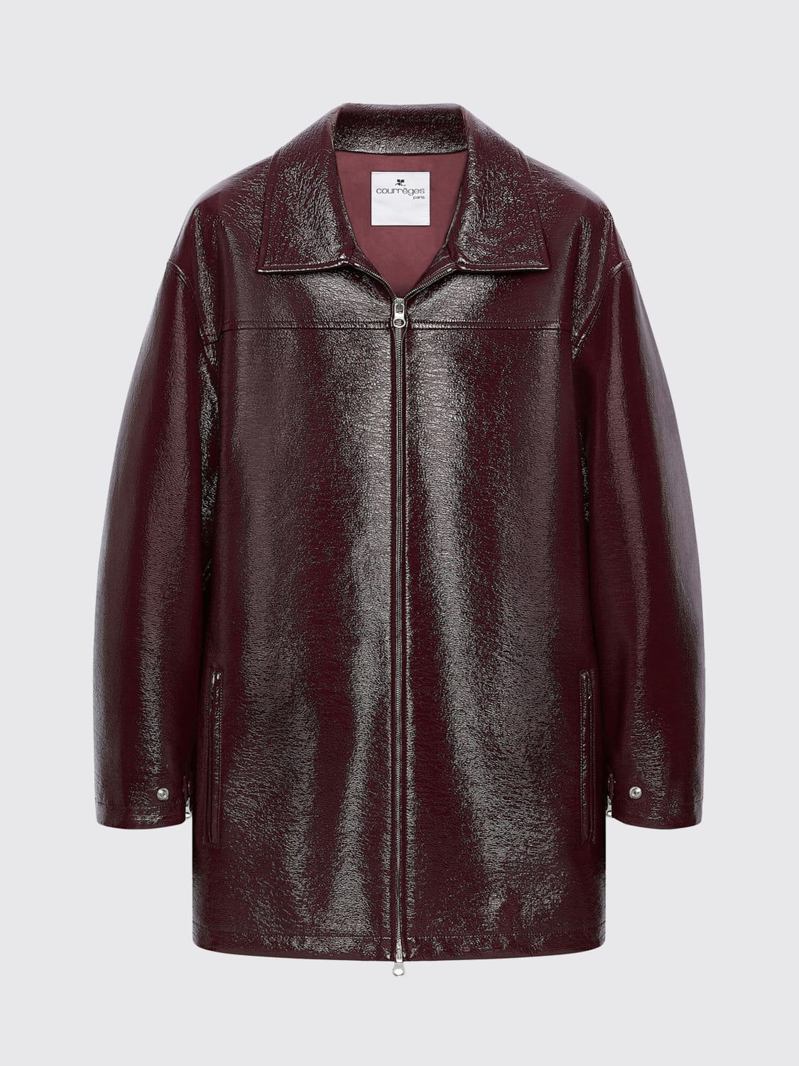 COURRÈGES JACKET: Jacket woman CourrÈges, Burgundy - Img 5