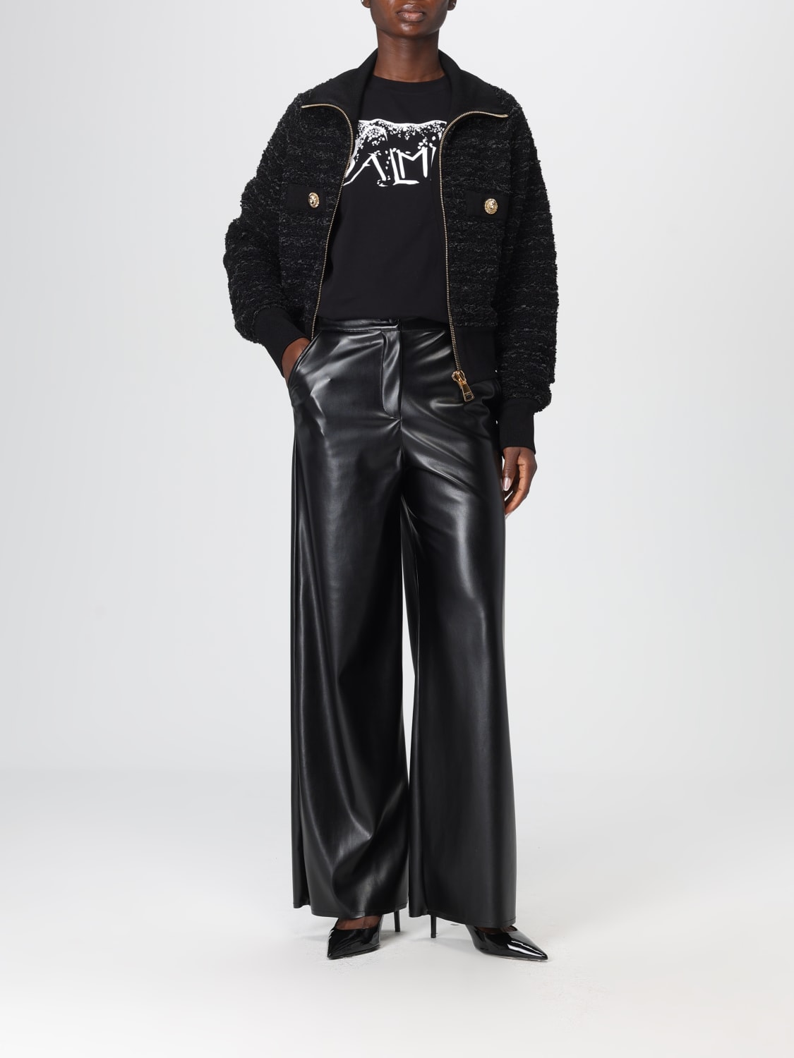 BALMAIN JACKET: Jacket woman Balmain, Black - Img 2