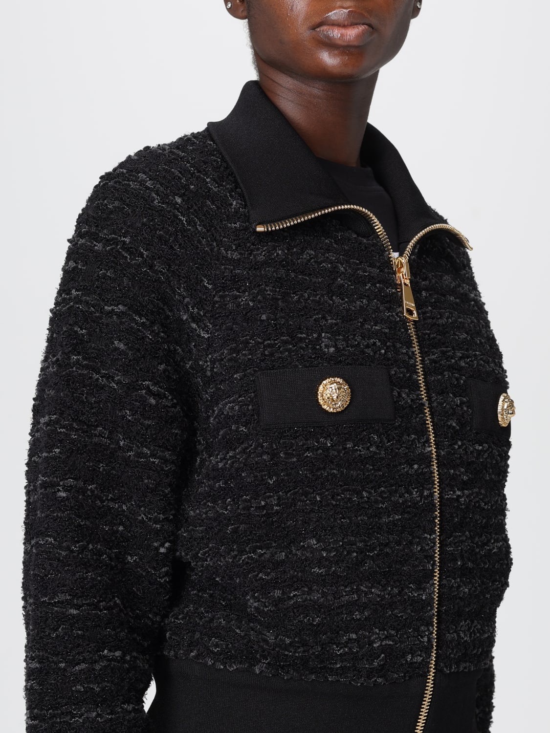 BALMAIN JACKET: Jacket woman Balmain, Black - Img 5