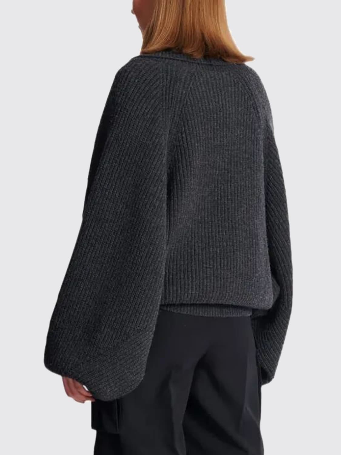 BALMAIN SWEATER: Sweater woman Balmain, Grey - Img 2