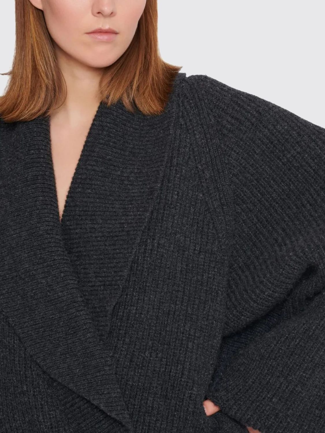 BALMAIN SWEATER: Sweater woman Balmain, Grey - Img 3