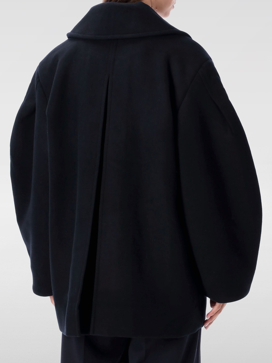 GANNI MANTEAU: Manteau femme Ganni, Bleu - Img 2