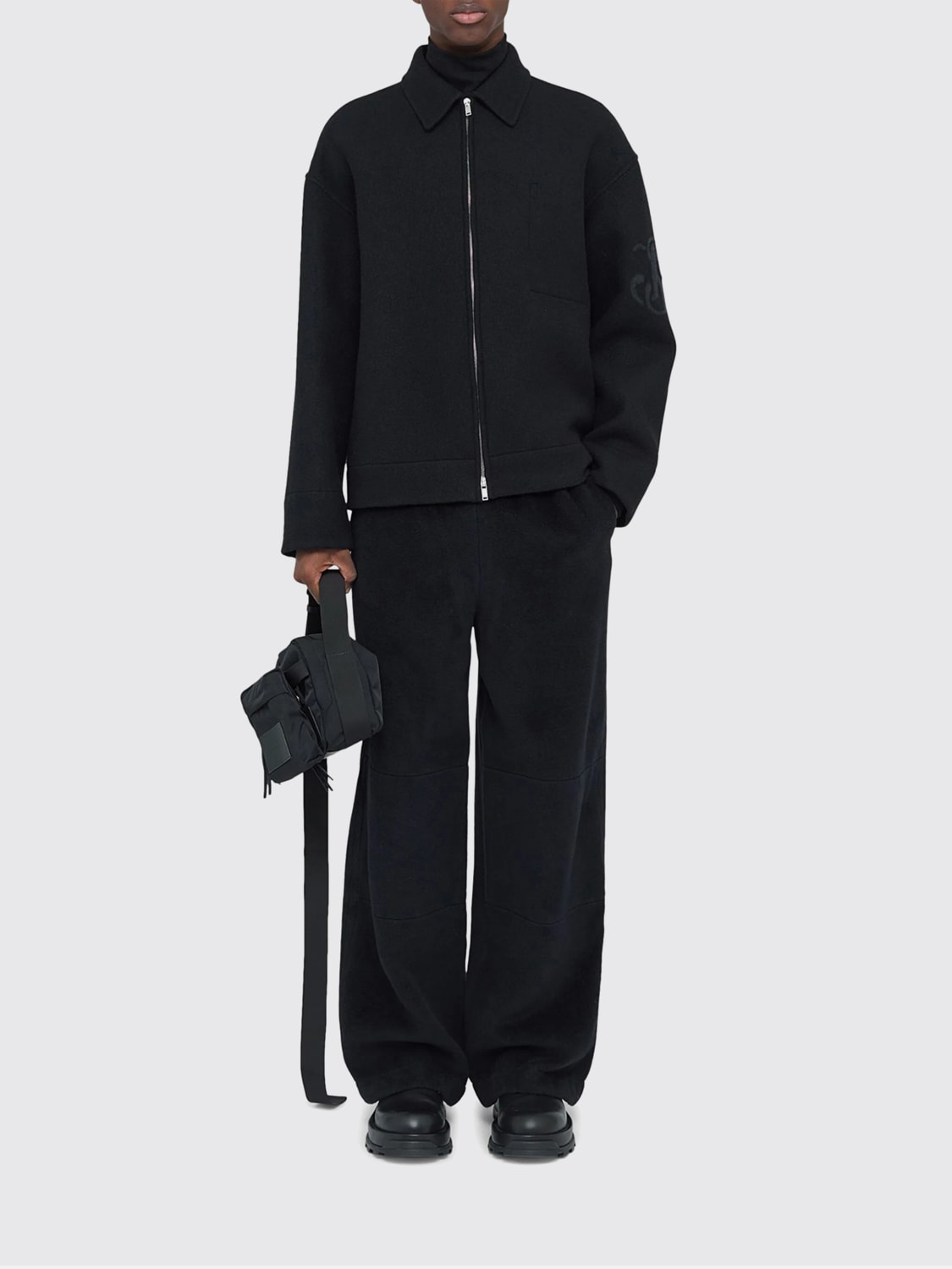 JIL SANDER COAT: Jacket men Jil Sander, Black - Img 2