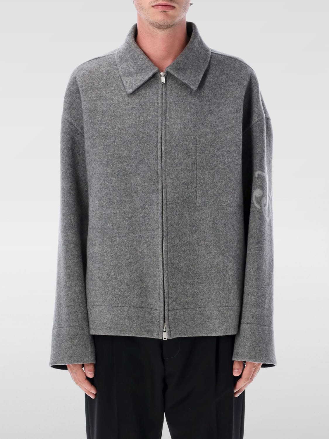 JIL SANDER COAT: Jacket men Jil Sander, Grey - Img 1