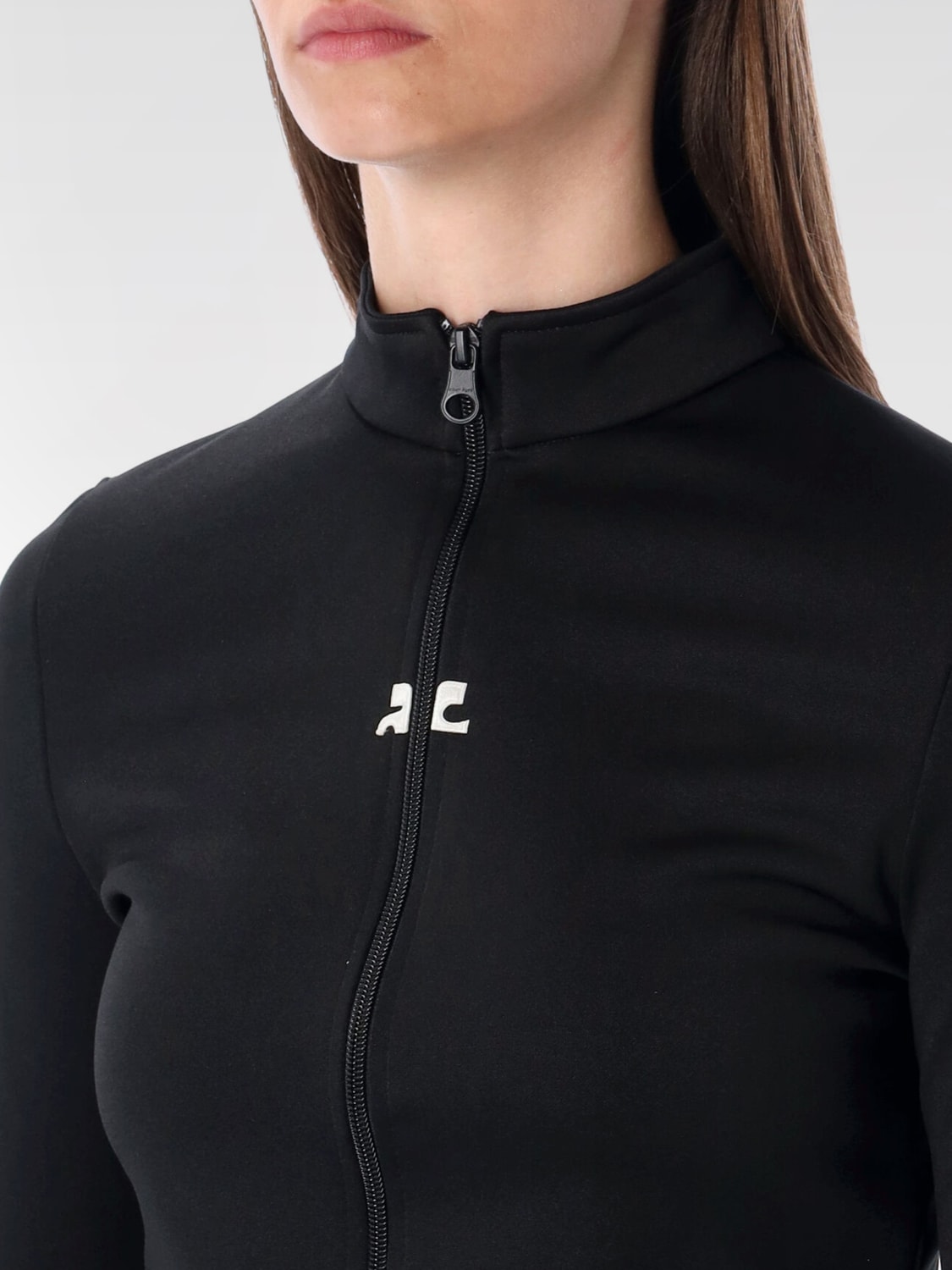 COURRÈGES SUDADERA: Sudadera mujer CourrÈges, Negro - Img 3