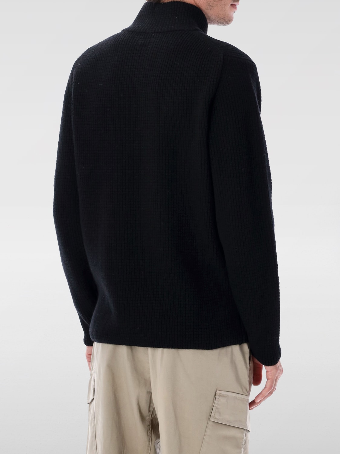 C.P. COMPANY PULL: Pull homme C.P. Company, Noir - Img 2