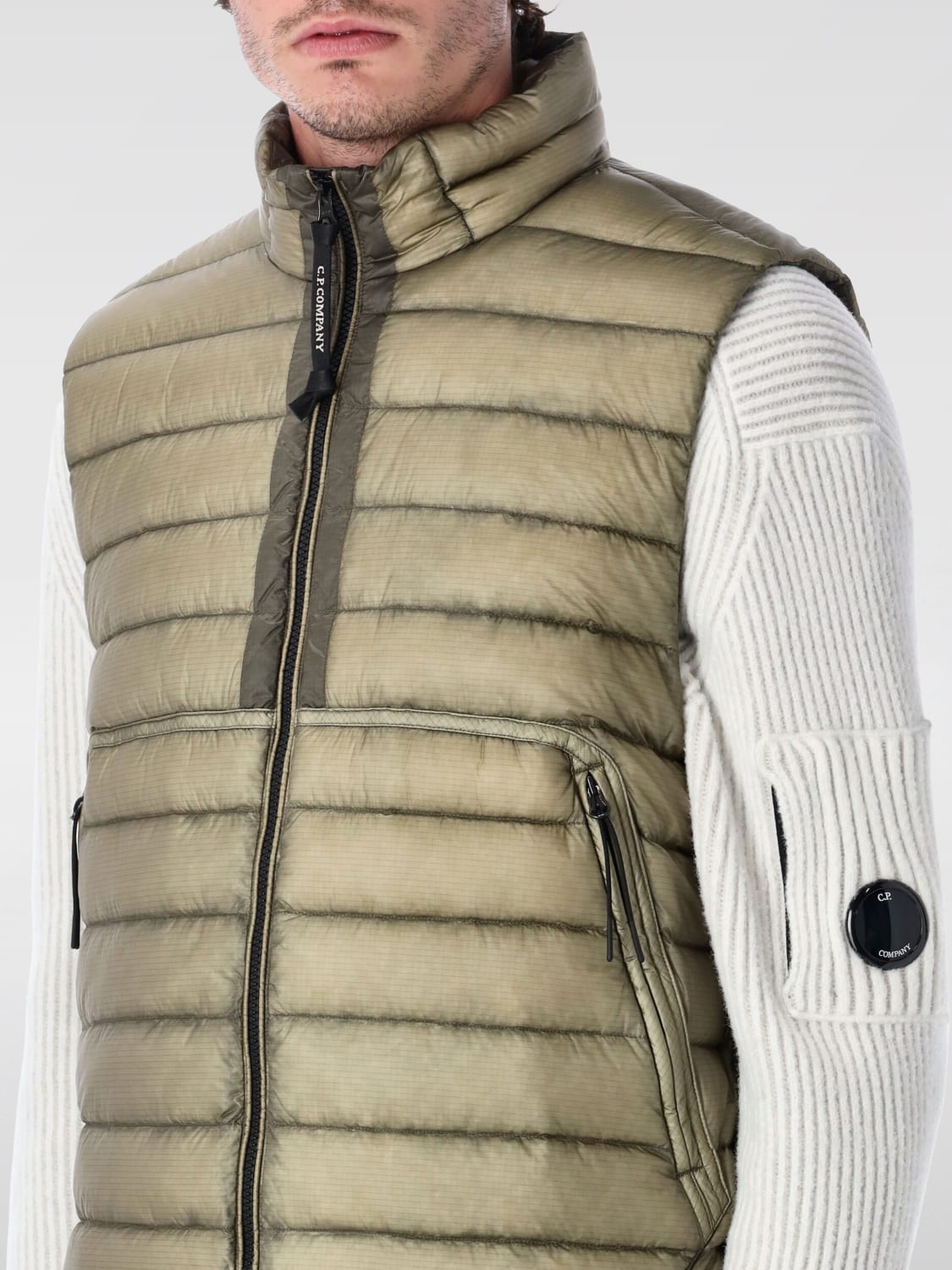 C.P. COMPANY SUIT VEST: Jacket men C.P. Company, Green - Img 3