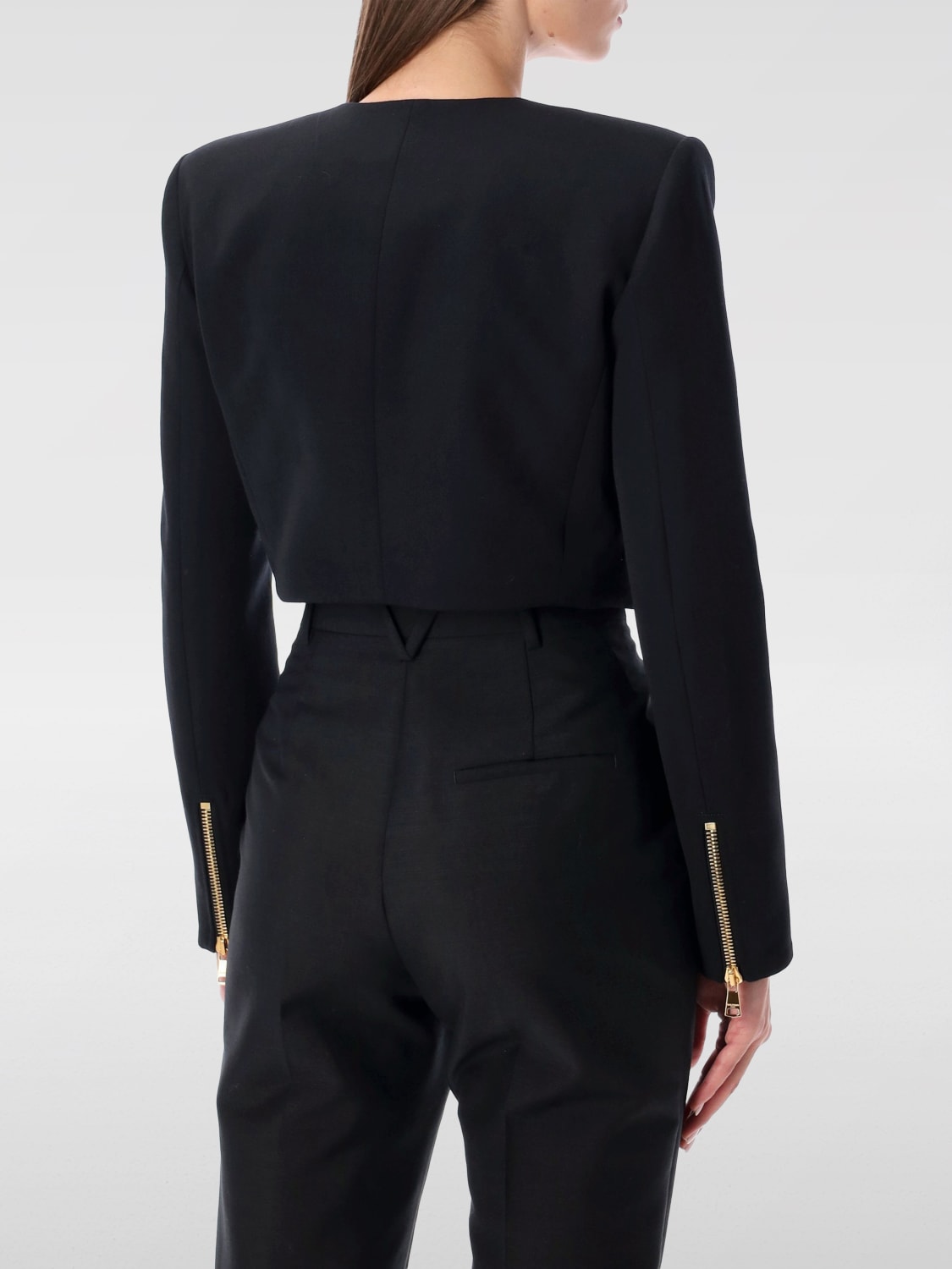 BALMAIN CHAQUETA: Americana mujer Balmain, Negro - Img 2