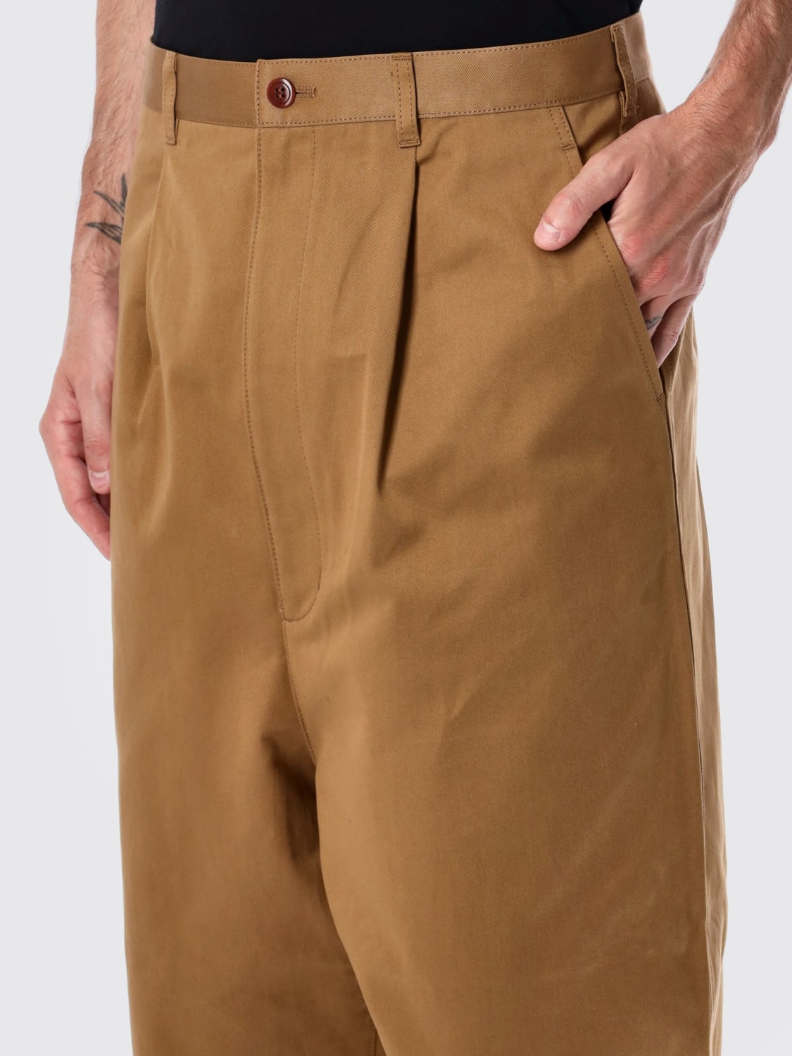 JUNYA WATANABE PANTS: Pants men Junya Watanabe, Beige - Img 3