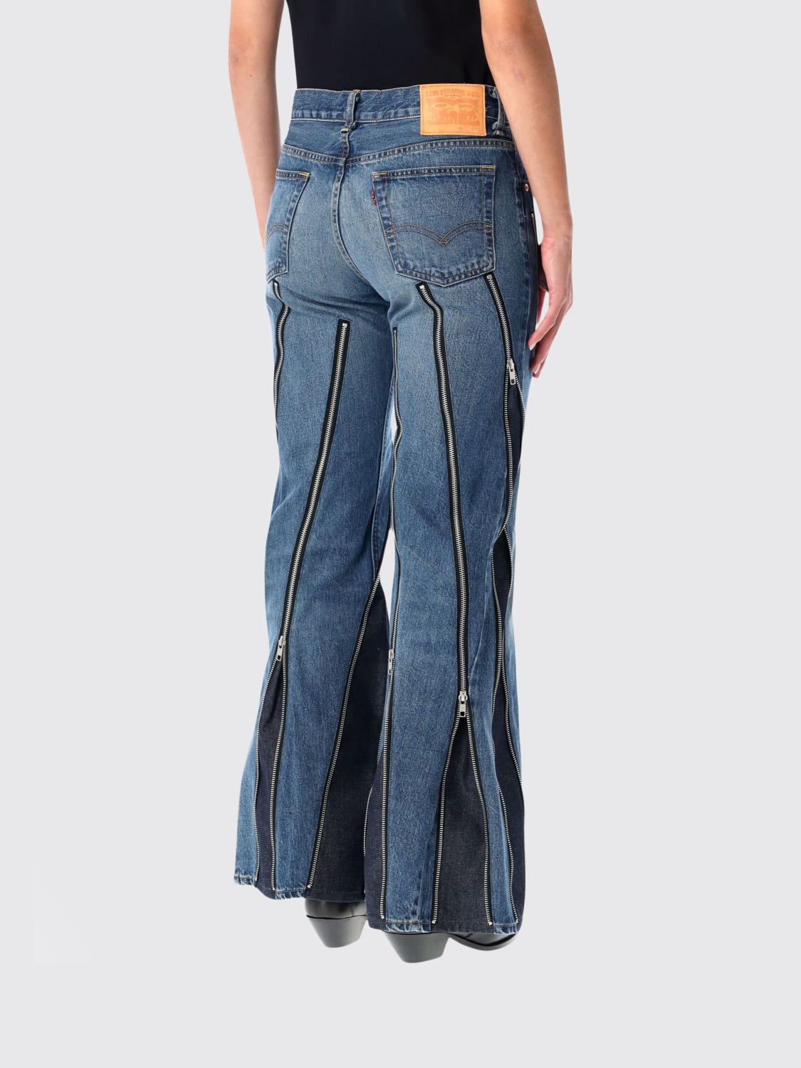 JUNYA WATANABE JEANS: Jeans damen Junya Watanabe, Schwarz - Img 2