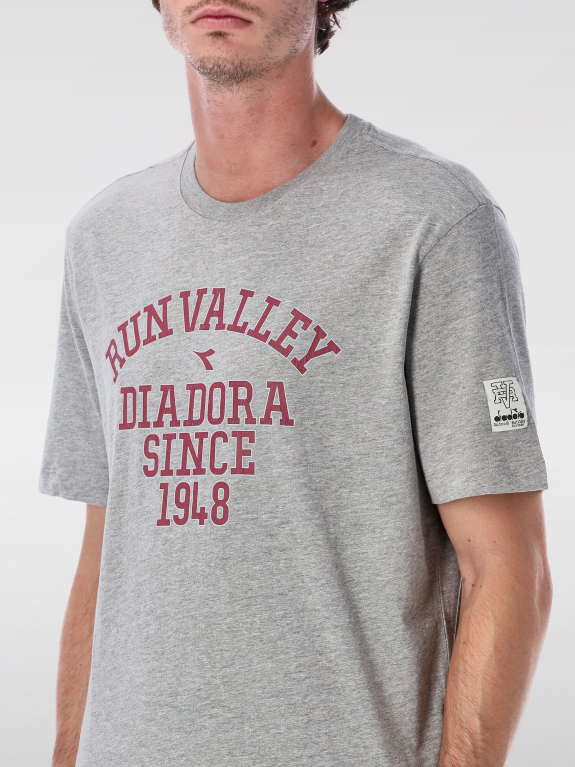 DIADORA HERITAGE CAMISETA: Camiseta hombre Diadora Heritage, Gris - Img 3