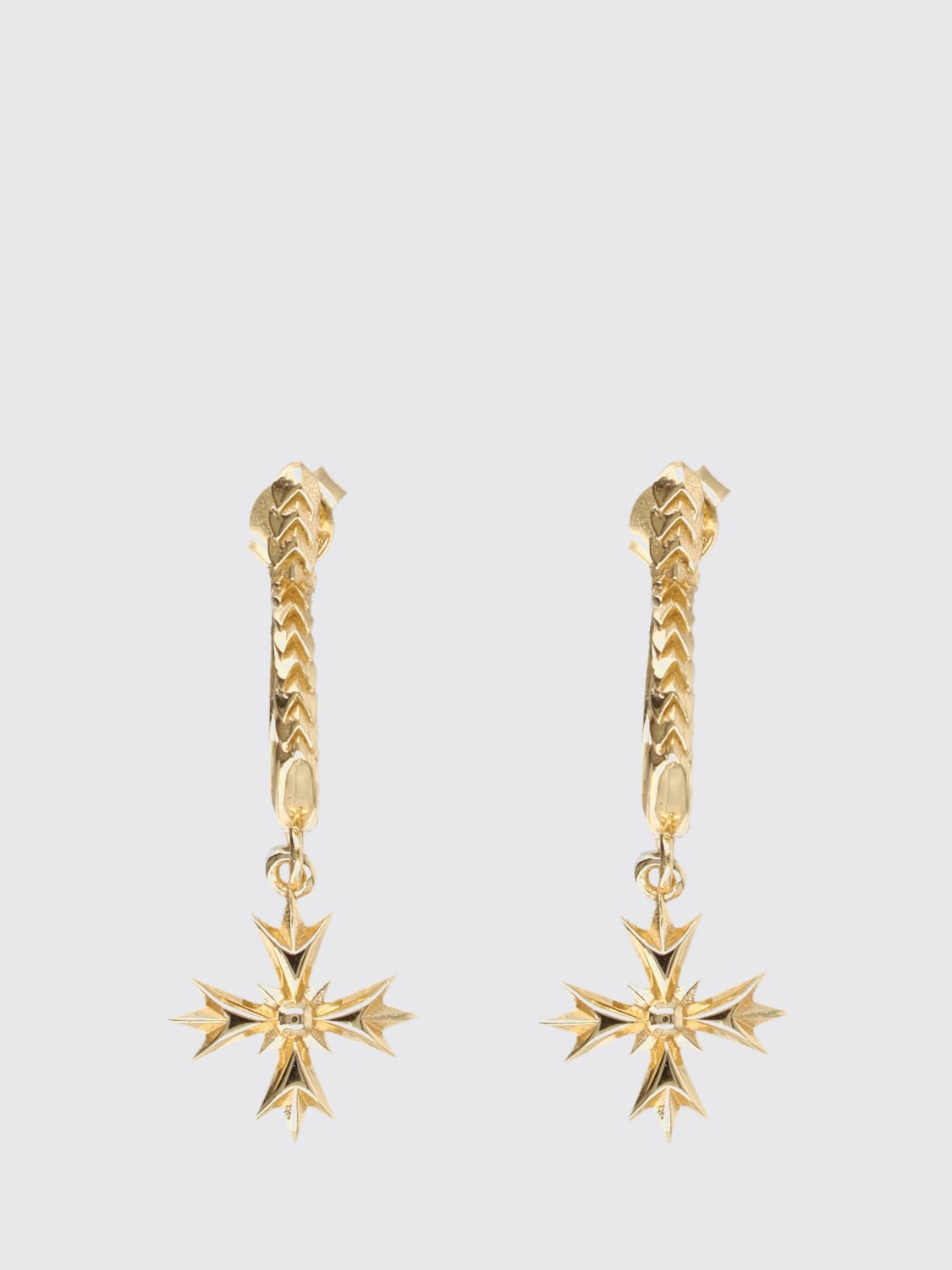 EMANUELE BICOCCHI GIOIELLO: Orecchini Emanuele Bicocchi in argento placcato 24 kt, Oro - Img 1