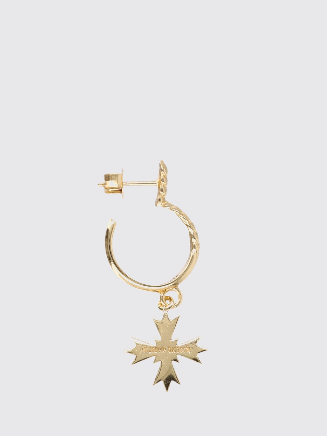 EMANUELE BICOCCHI GIOIELLO: Orecchini Emanuele Bicocchi in argento placcato 24 kt, Oro - Img 2