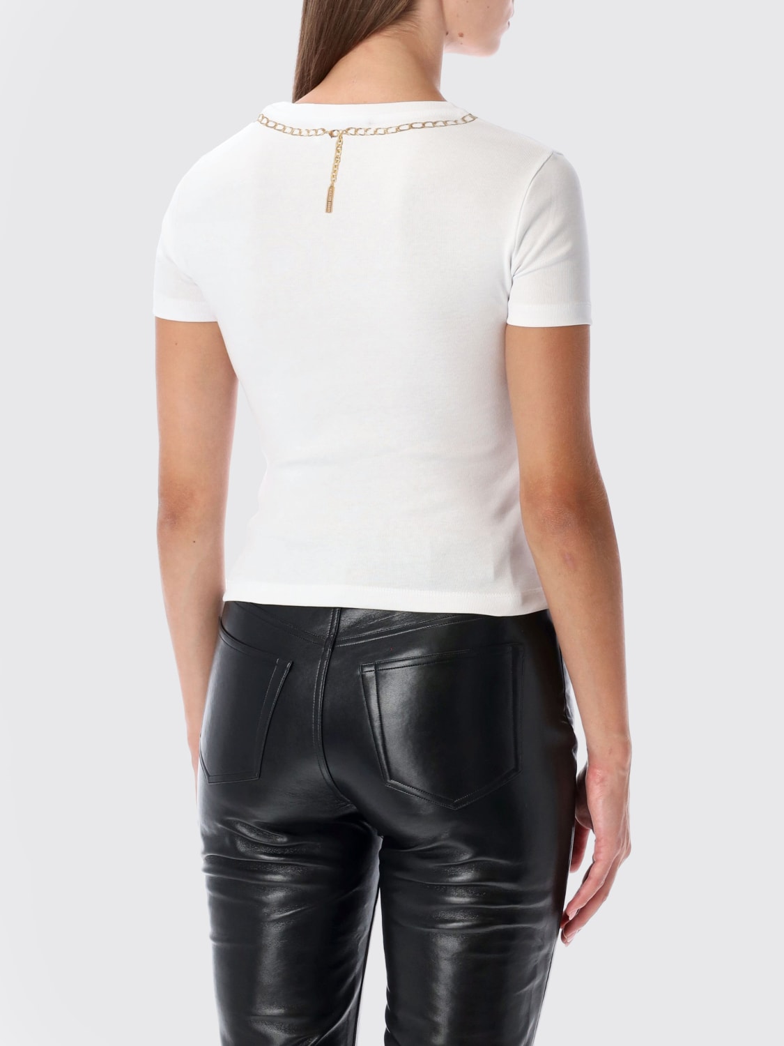 MARINE SERRE T-SHIRT: T-shirt woman Marine Serre, White - Img 2