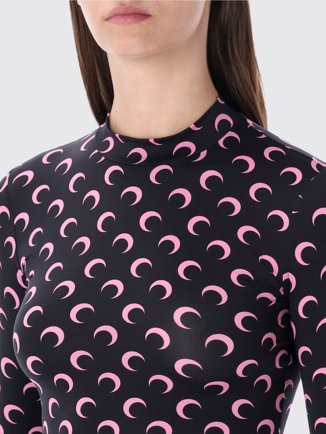 MARINE SERRE TOP: Top damen Marine Serre, Schwarz 2 - Img 3