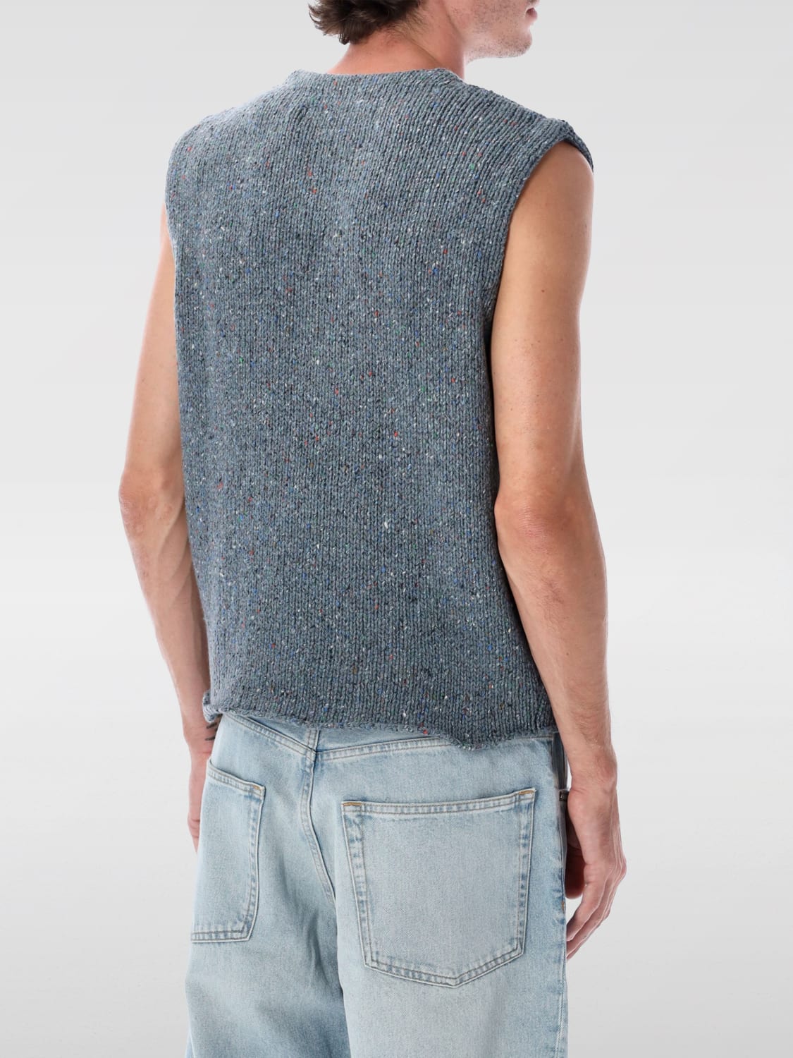 ERL SUIT VEST: Jacket men Erl, Blue - Img 2