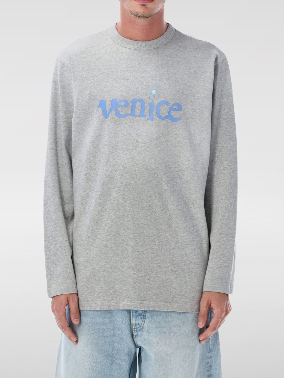 ERL T-SHIRT: T-shirt men Erl, Grey - Img 1