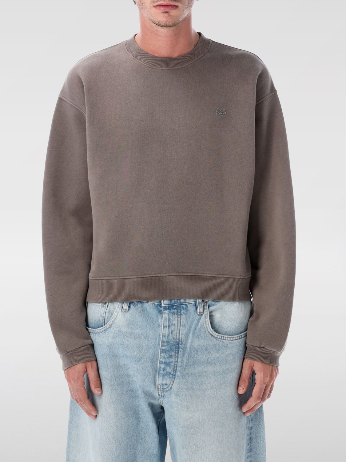 ERL SWEATSHIRT: Sweatshirt men Erl, Beige - Img 1