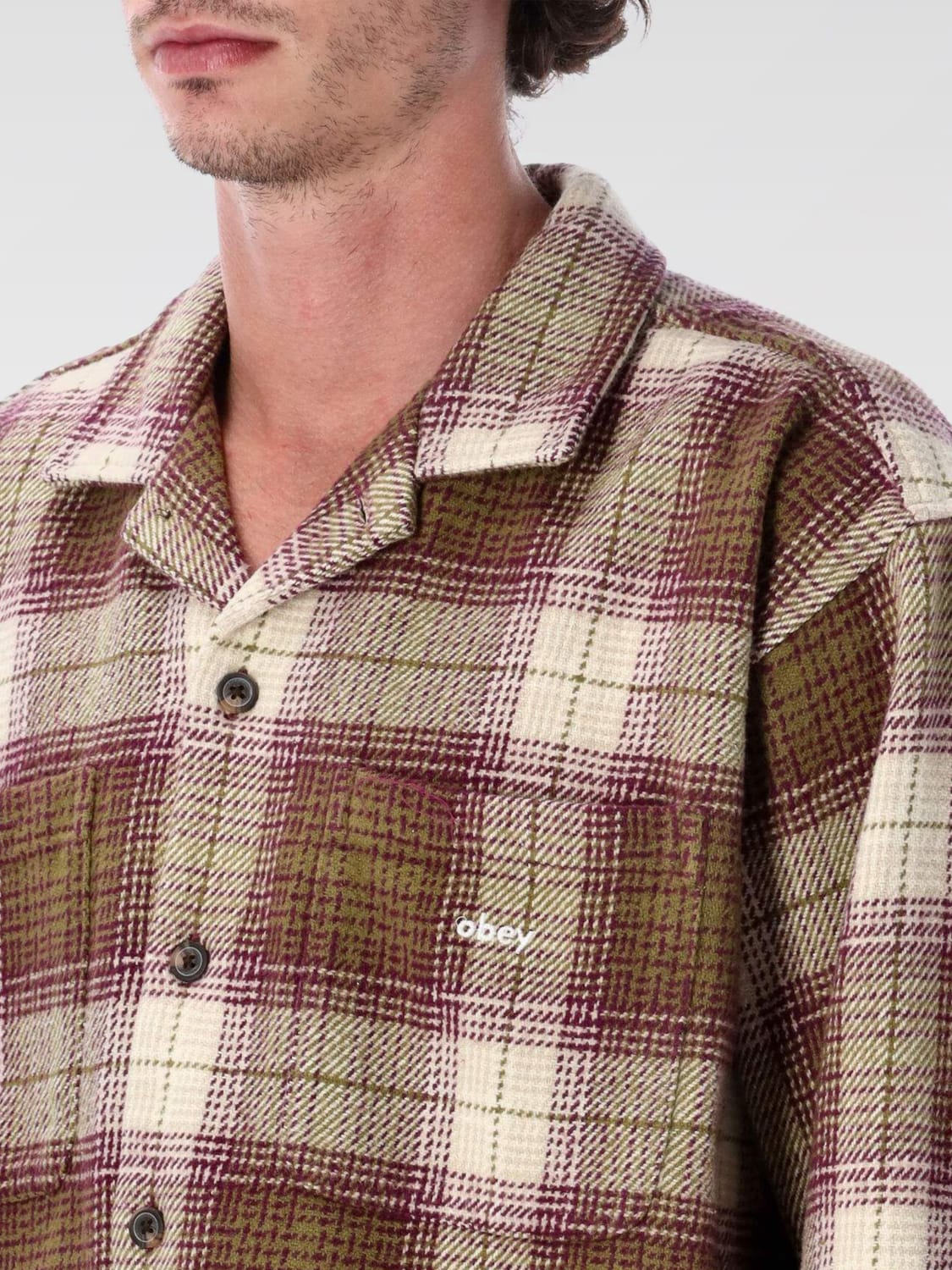 OBEY SHIRT: T-shirt men Obey, Green - Img 3