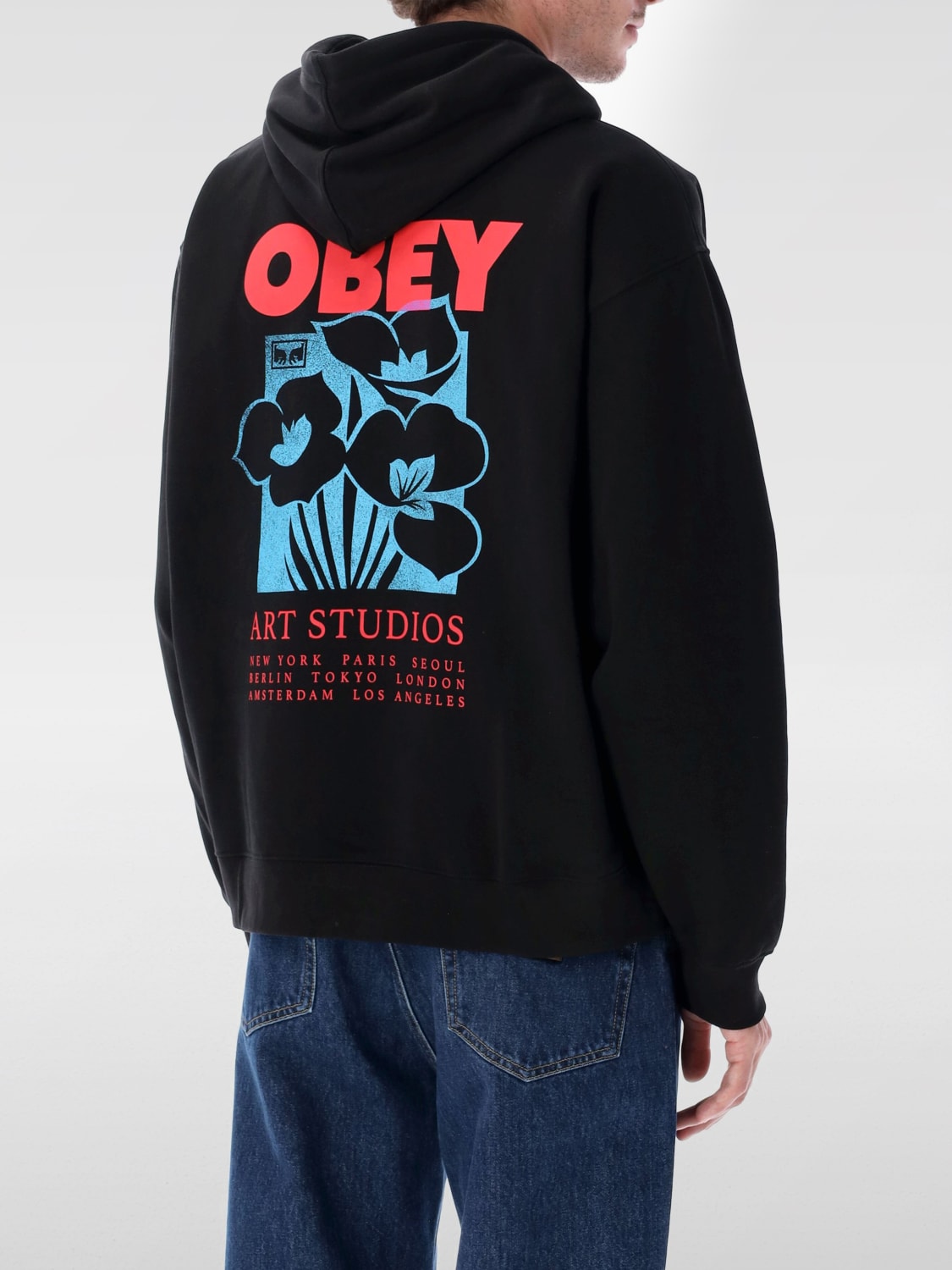 OBEY SWEATSHIRT: Sweatshirt men Obey, Black - Img 2