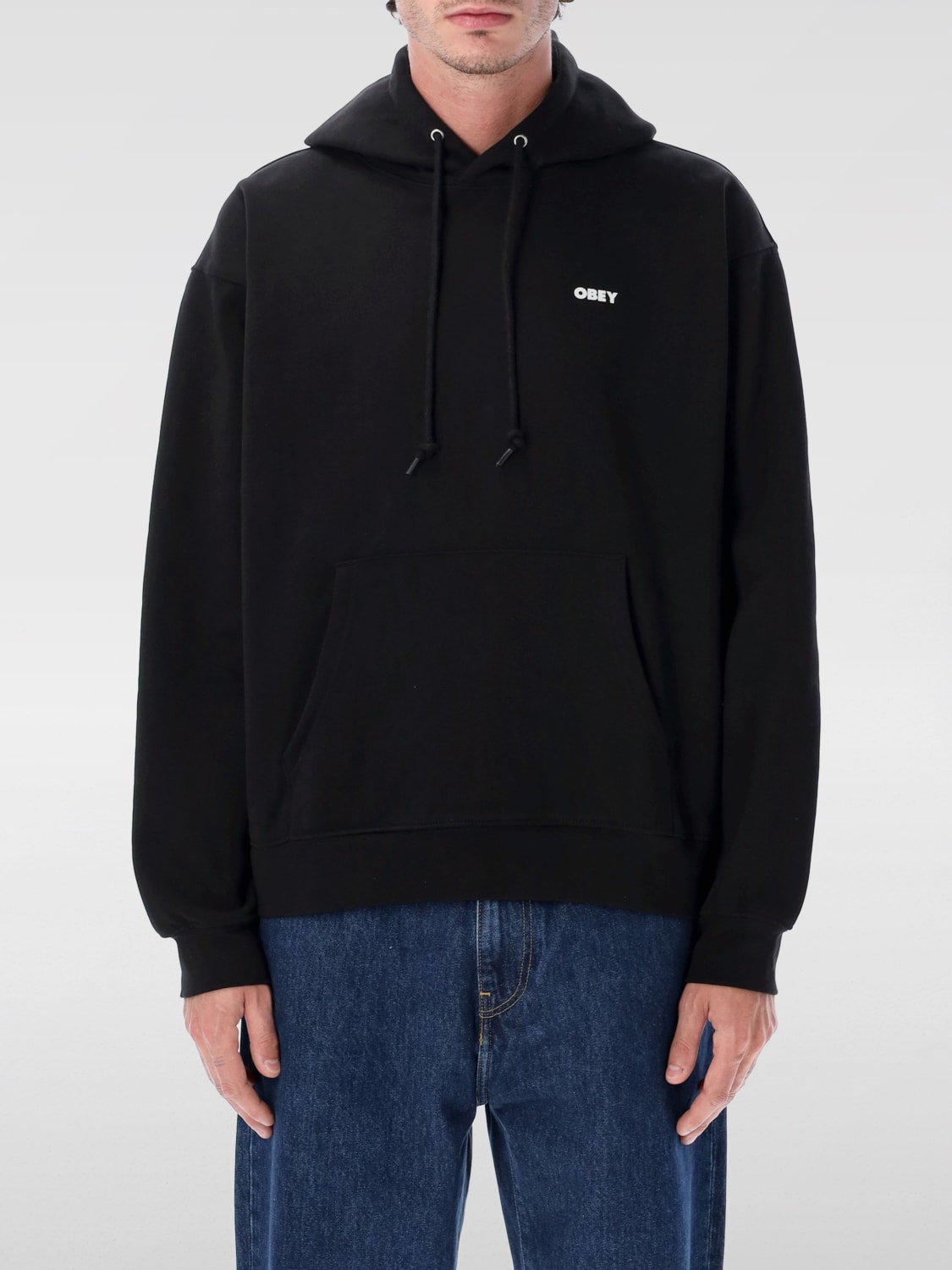 OBEY SWEATSHIRT: Sweatshirt men Obey, Black - Img 1