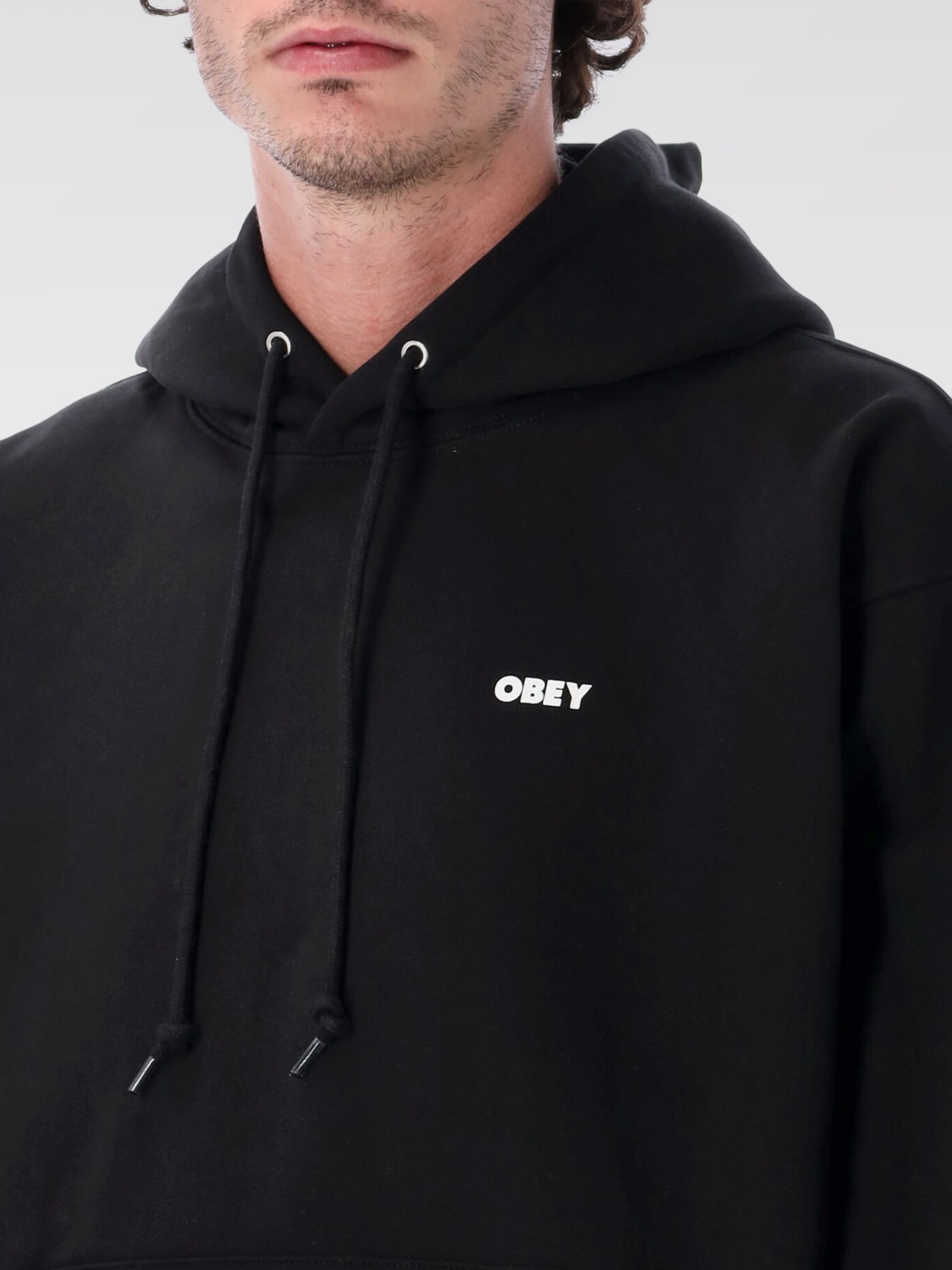 OBEY SWEATSHIRT: Sweatshirt men Obey, Black - Img 3