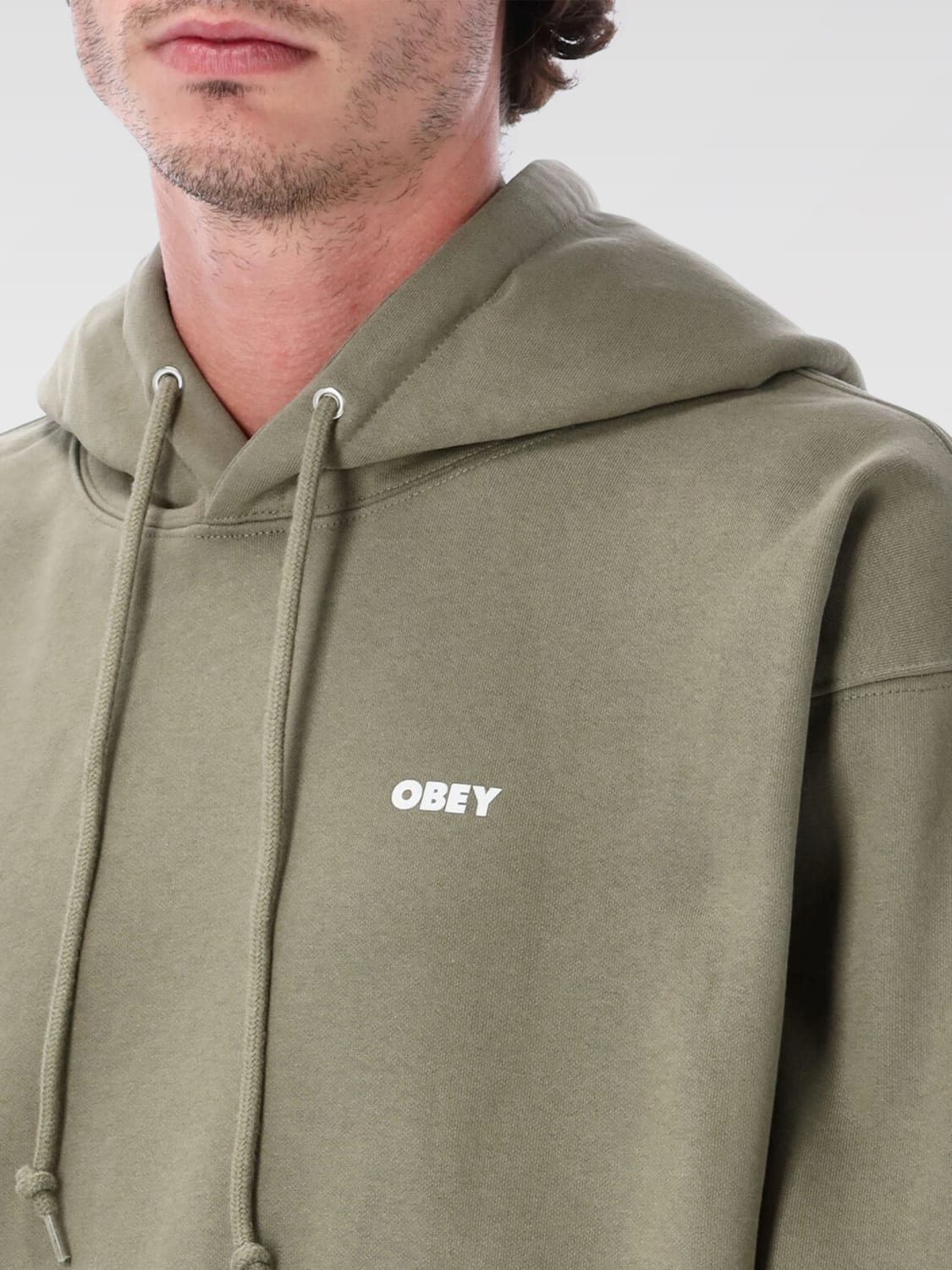 OBEY SWEATSHIRT: Sweatshirt men Obey, Green - Img 3