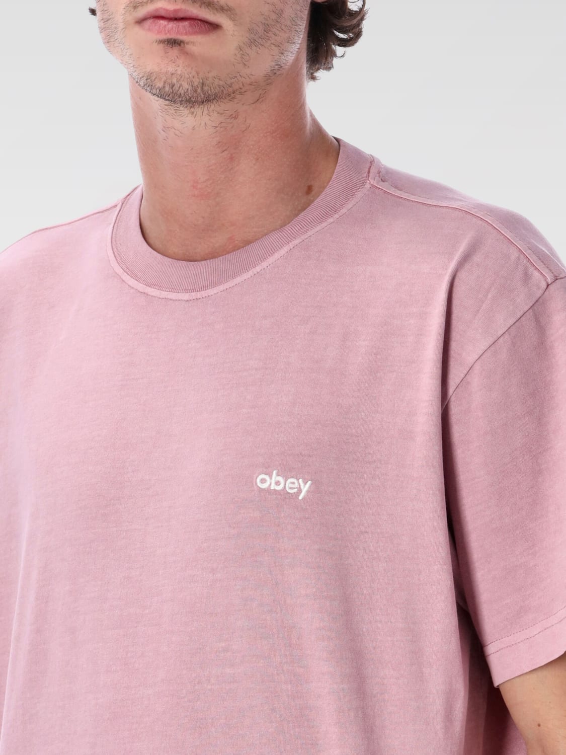 OBEY T-SHIRT: T-shirt herren Obey, Lila - Img 3