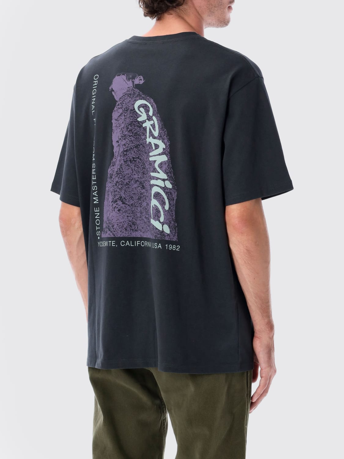 GRAMICCI T-SHIRT: T-shirt men Gramicci, Black - Img 2