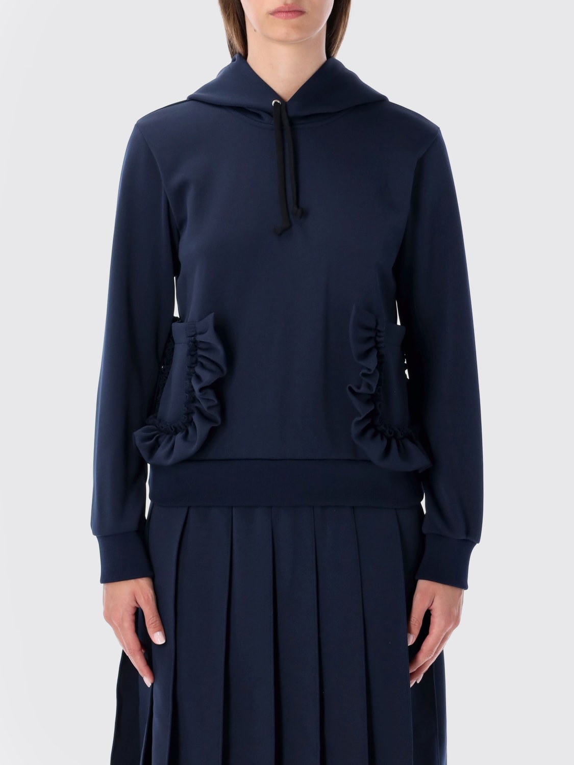 COMME DES GARÇONS 스웨트셔츠: 스웨트셔츠 여성 Comme Des Garçons, 블루 - Img 1