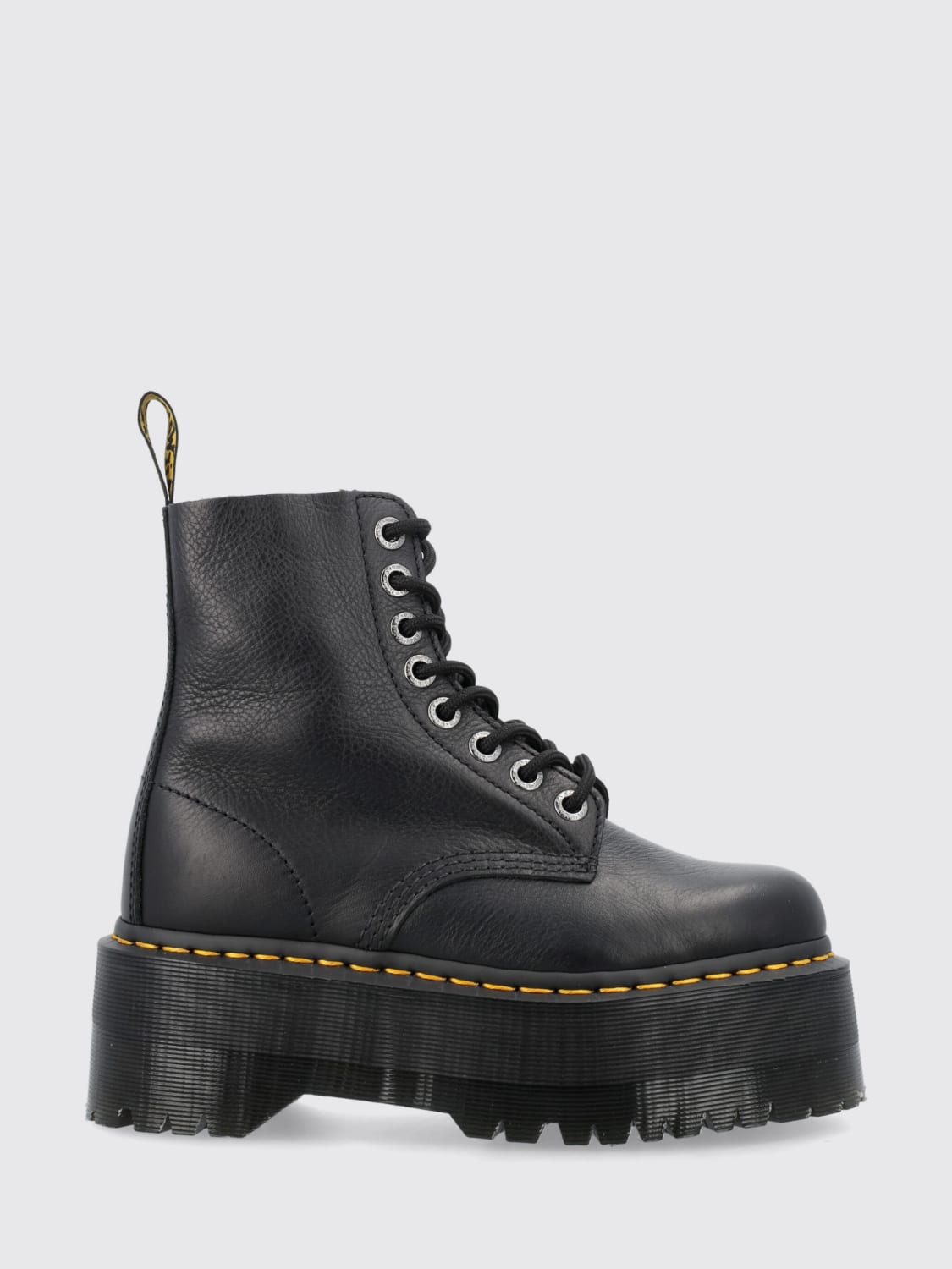 DR. MARTENS BOOTS: Flat shoes woman Dr. Martens, Black - Img 1