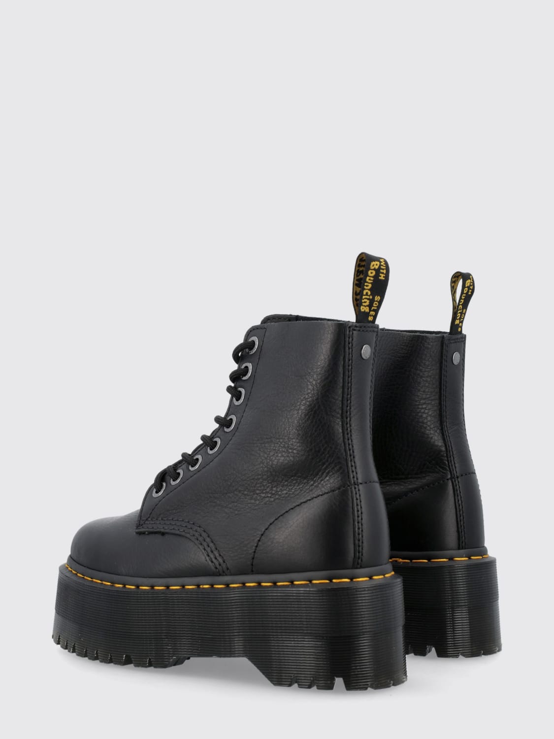 DR. MARTENS BOOTS: Flat shoes woman Dr. Martens, Black - Img 3