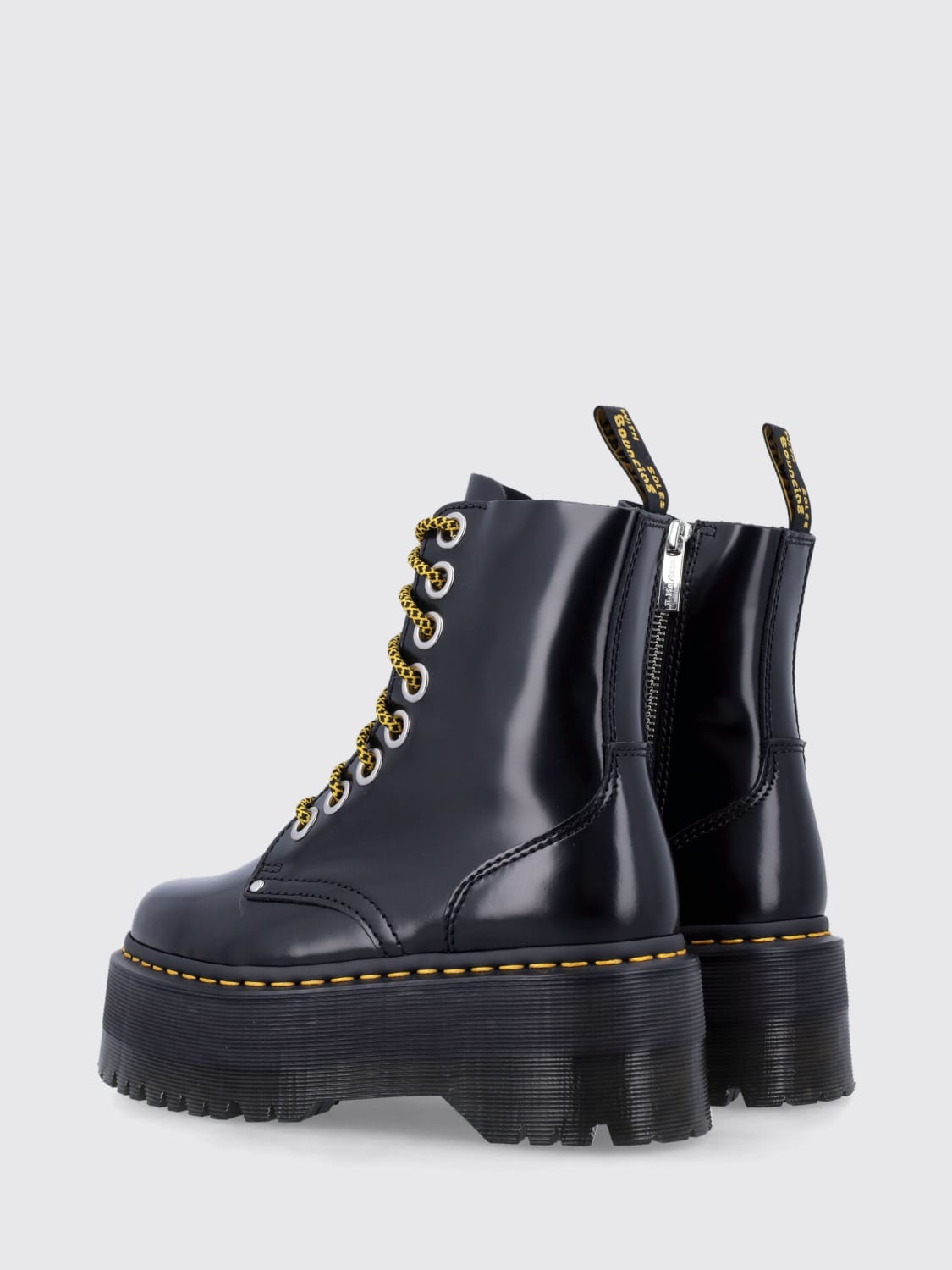 DR. MARTENS BOOTS: Flat shoes woman Dr. Martens, Black - Img 3