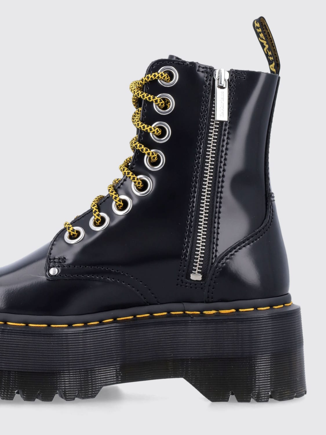 DR. MARTENS BOOTS: Flat shoes woman Dr. Martens, Black - Img 4