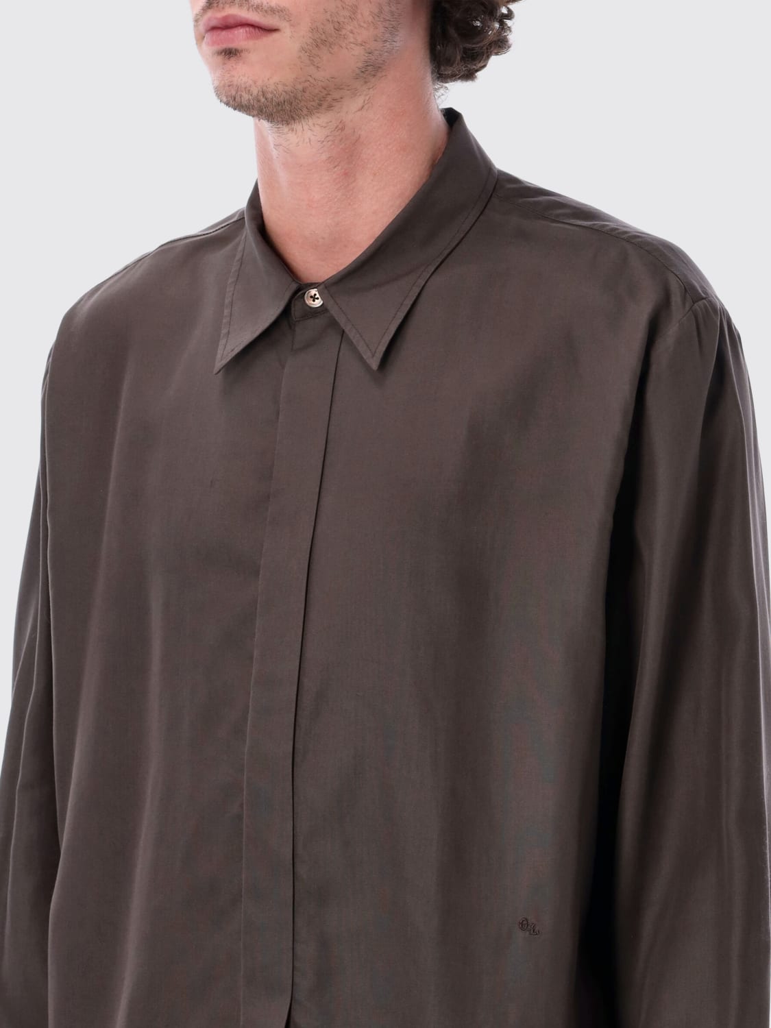 OUR LEGACY 셔츠: 티셔츠 남성 Our Legacy, 브라운 - Img 3