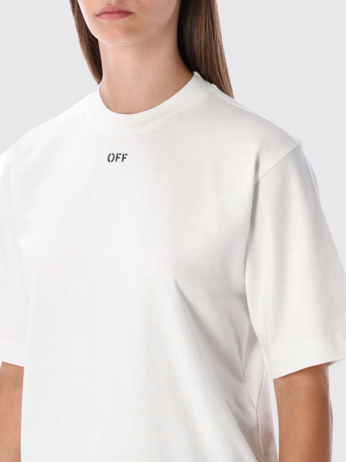 OFF-WHITE T-SHIRT: T-shirt woman Off-white, White - Img 3