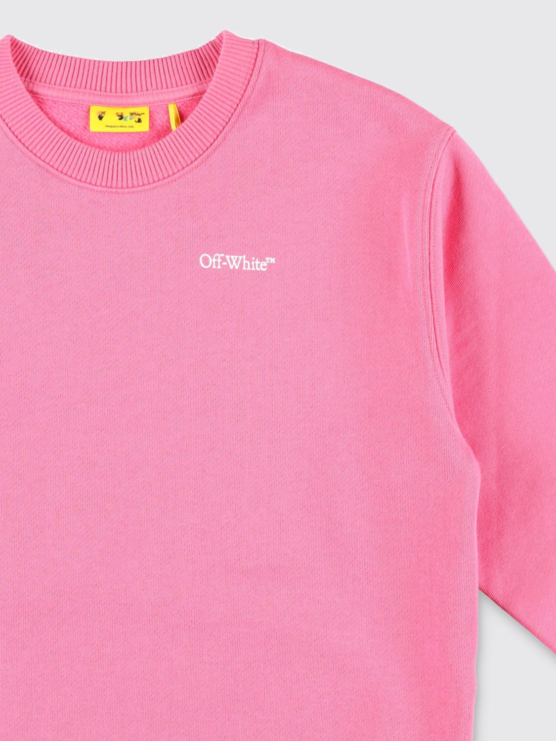 OFF-WHITE KIDS PULLOVER: Pullover kinder Off-white Kids, Fuchsia - Img 3