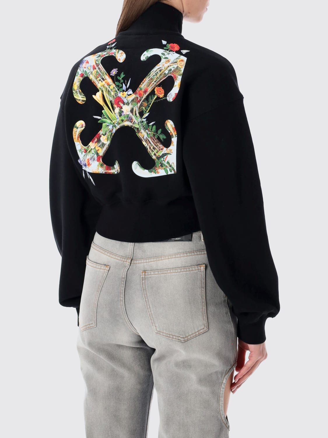 OFF-WHITE SWEATSHIRT: Sweatshirt woman Off-white, Black - Img 2