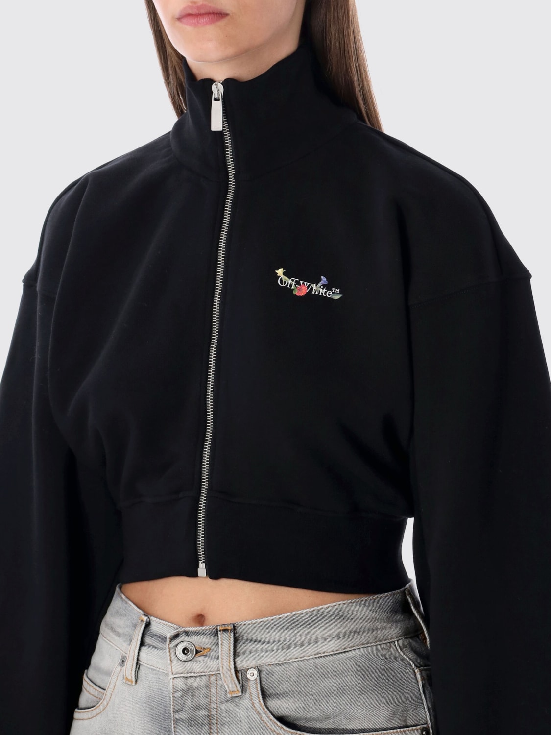 OFF-WHITE SWEATSHIRT: Sweatshirt woman Off-white, Black - Img 3