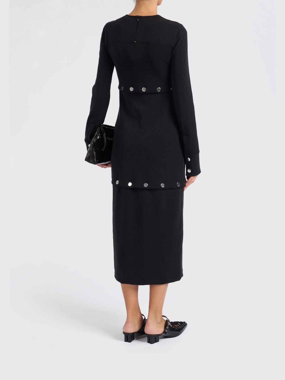 SPORTMAX VESTIDO: Vestido mujer Sportmax, Negro - Img 3