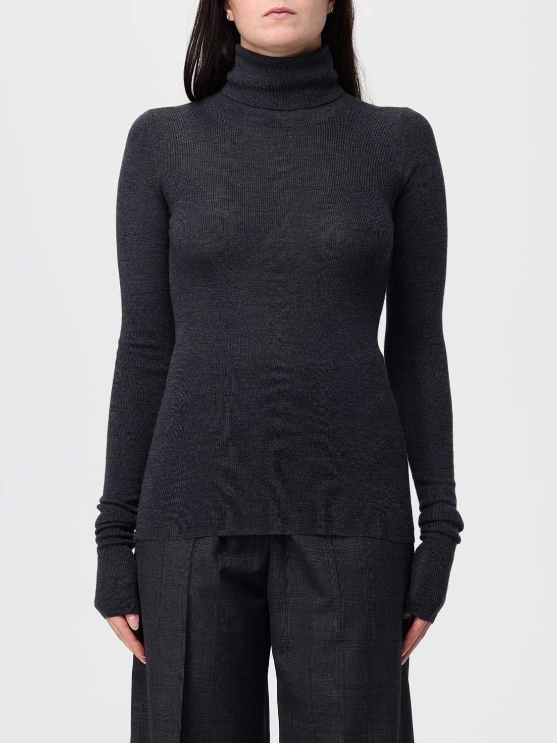 THE FRANKIE SHOP PULLOVER: Pullover damen The Frankie Shop, Grau - Img 1