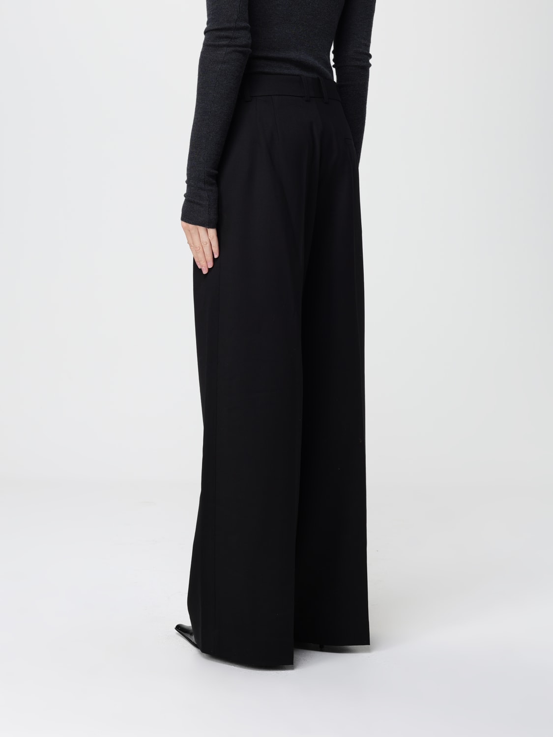 THE FRANKIE SHOP HOSE: Hose damen The Frankie Shop, Schwarz - Img 3