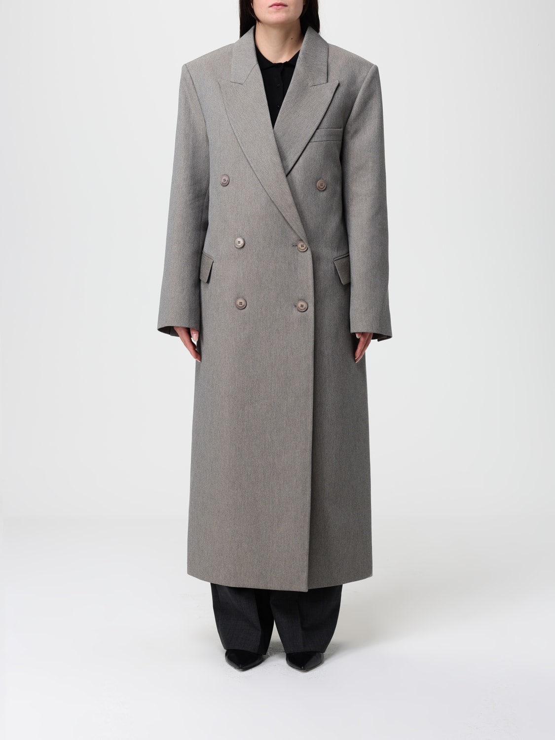 THE FRANKIE SHOP MANTEAU: Manteau femme The Frankie Shop, Gris - Img 1