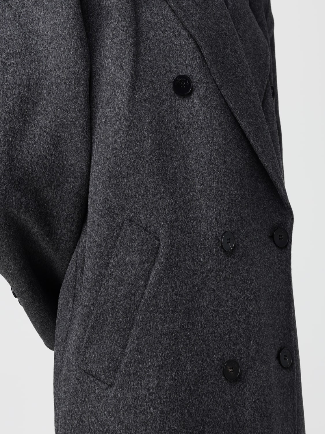 THE FRANKIE SHOP COAT: Coat woman The Frankie Shop, Grey - Img 4