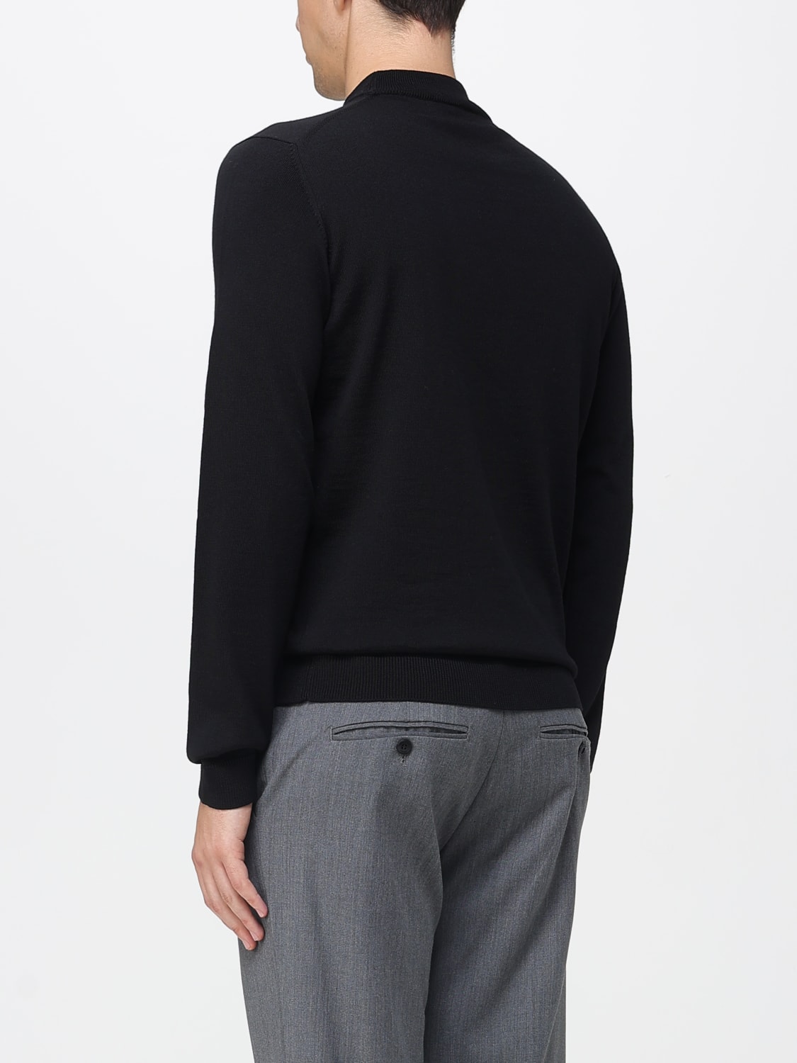 ROBERTO COLLINA 스웨터: 스웨터 남성 Roberto Collina, 블랙 - Img 2