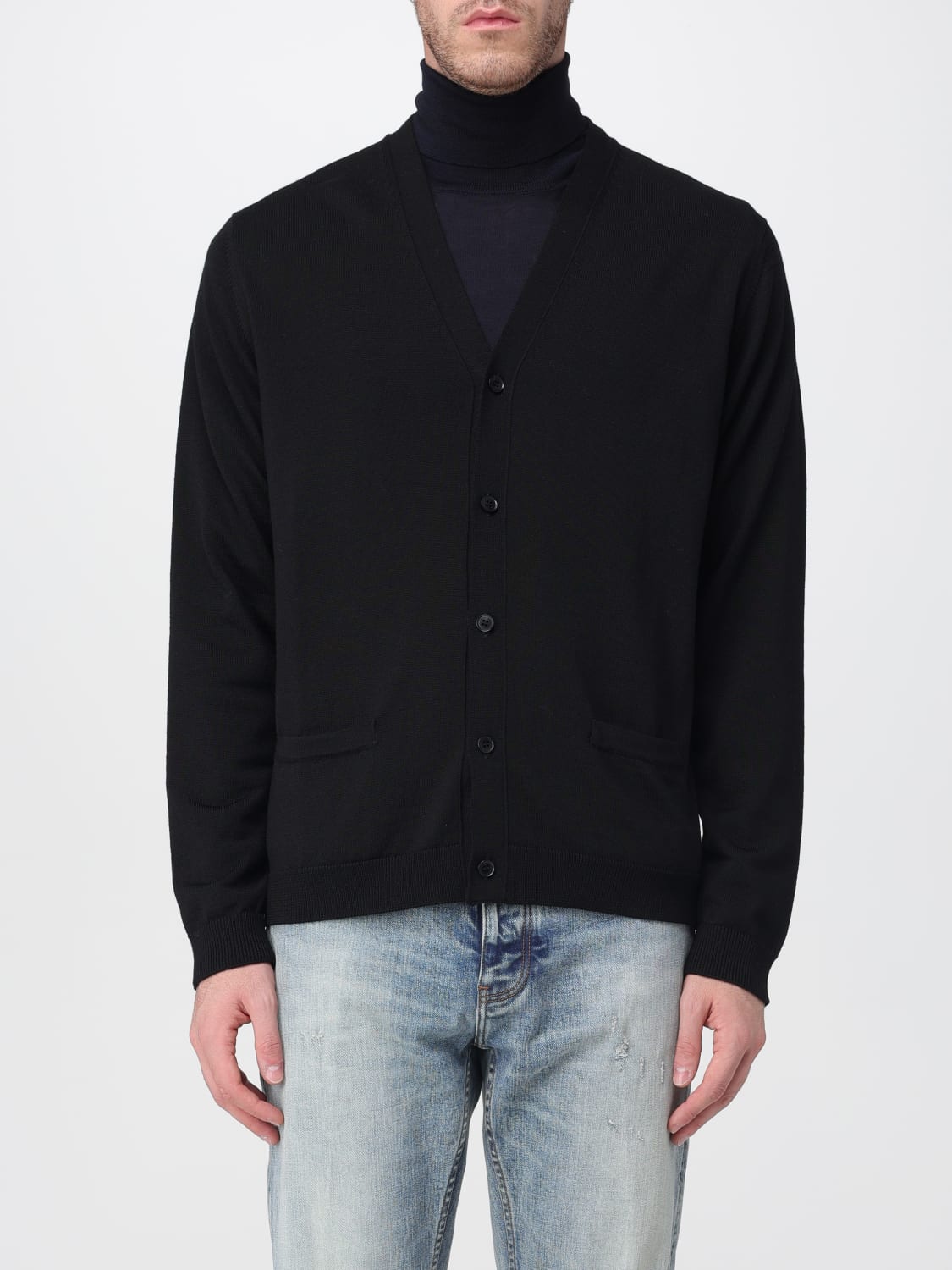 ROBERTO COLLINA SWEATER: Sweater men Roberto Collina, Black - Img 1