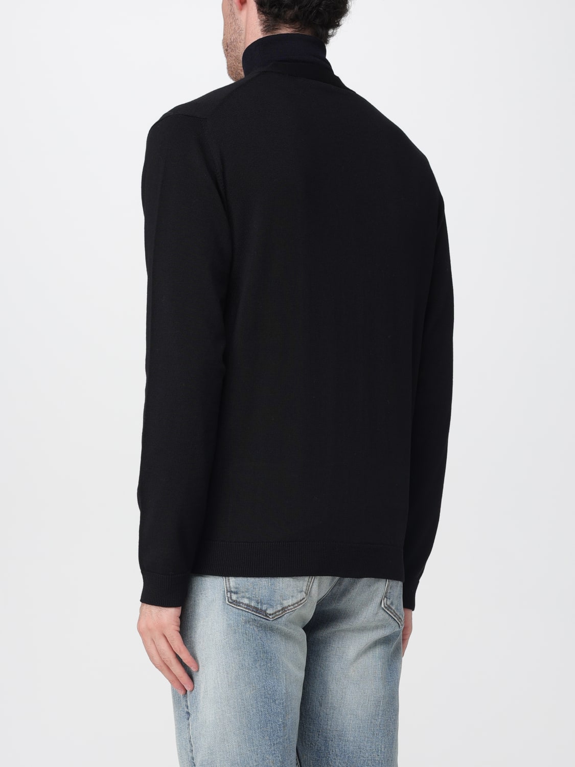 ROBERTO COLLINA SWEATER: Sweater men Roberto Collina, Black - Img 2
